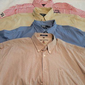 Men's Bundle Short Sleeve Button Ups size XL